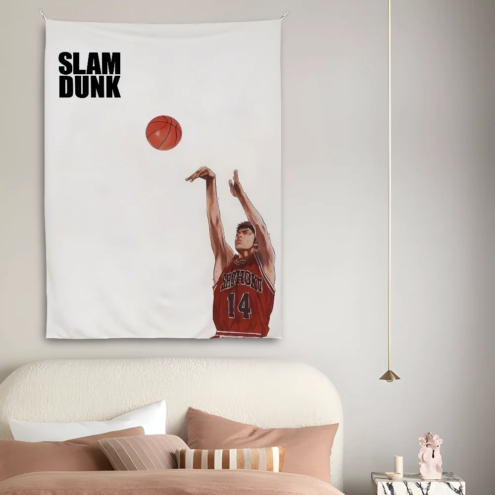 Classic Japanese Comics S-SLAM D-DUNK Tapestry Perfect For Home&Living Bedroom Decor Wall Art Backdrop Banner