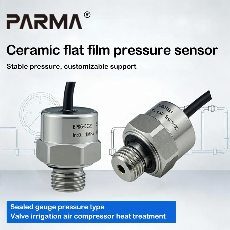 Miniature pressure transmitter with IP67 level of high protection, resistant to gas and water pressure, 4 - 20mA output