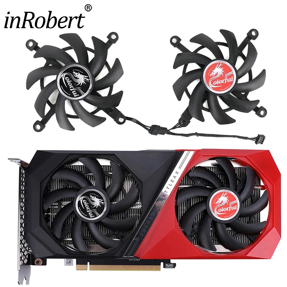 New 85MM Cooler Fan Replacement For Colorful GeForce RTX 3060 Ti RTX3060 NB DUO 12G V2 L-V Graphics Video Card Cooling Fans