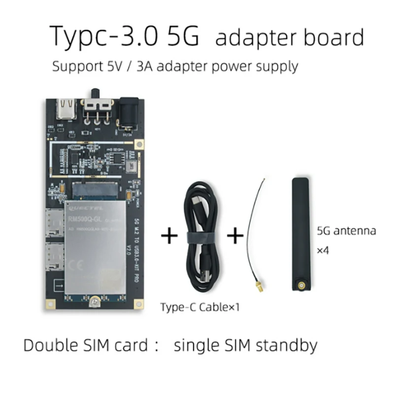 5G Module Adapter Board M.2 to Type-c USB 3.0 Kit PRO for All QUECTEL Modem RM502Q RM510-GL RM500Q-GL For Router