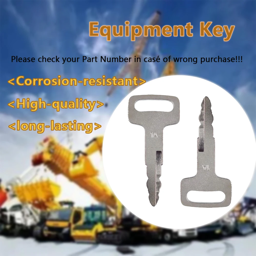 1/5/10/30/50PCS KEY00-GB01A 1A Ignition Switch Key Fit New Model Nissan Forklift Heavy Machinery Replacement Spare Key