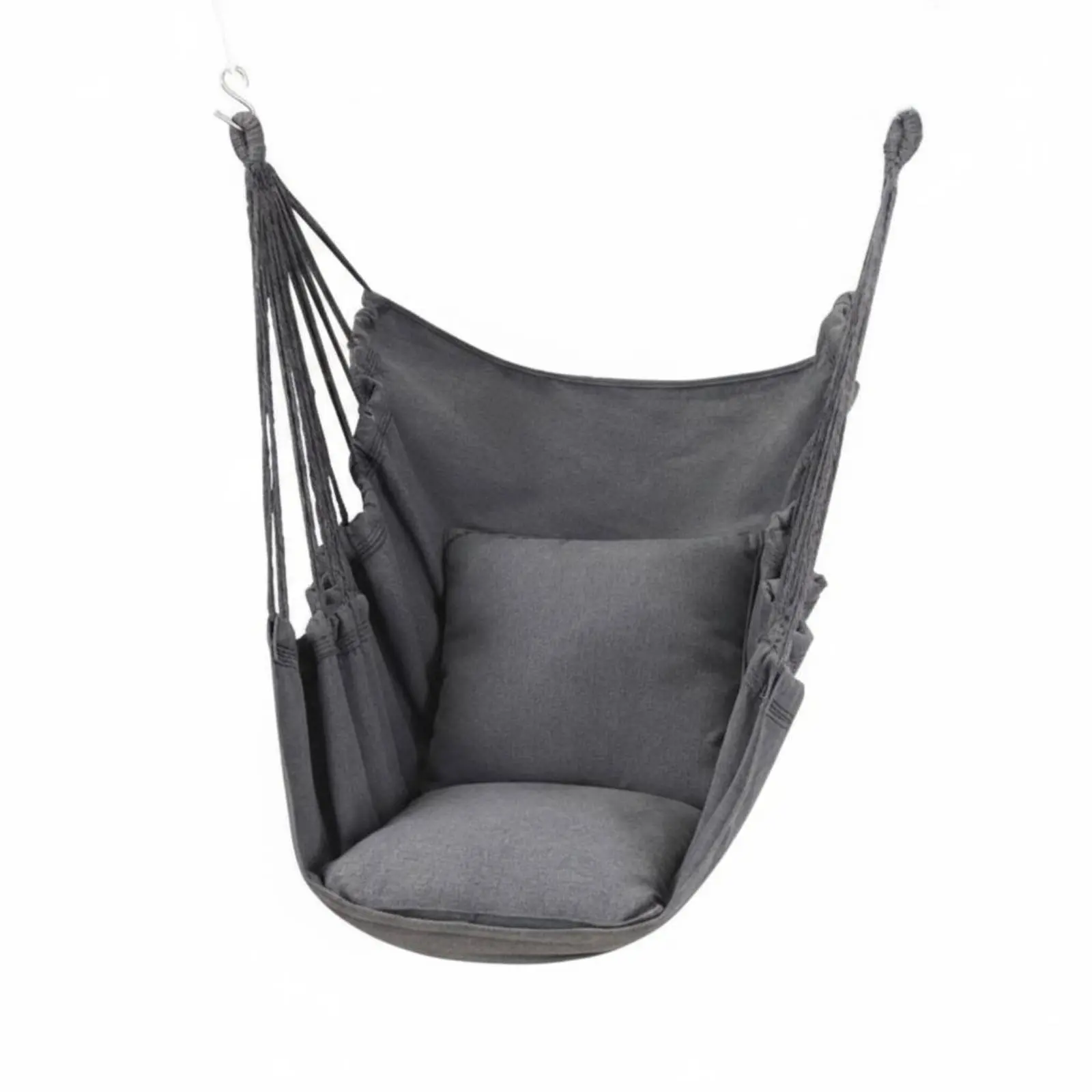 

Плетеное подвесное кресло из плотной ткани, со съемной подушкой, для дома и улицы, ленивая качалка для студентов в общежитии