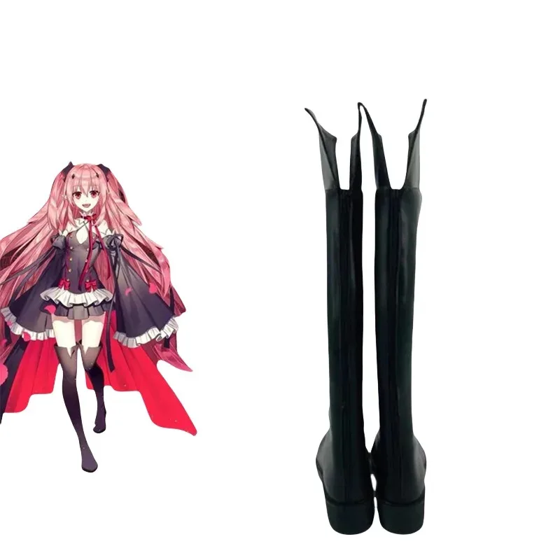 Krul Tepes Cosplay Anime Seraph of the end Boots Shoes