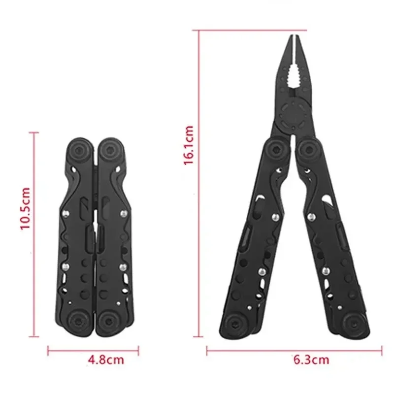 30 in 1 Camping Multitool Multi Plier Folding Plier Wire Stripper Outdoor Pocket Mini Portable New Arrival Hand Tools Knife