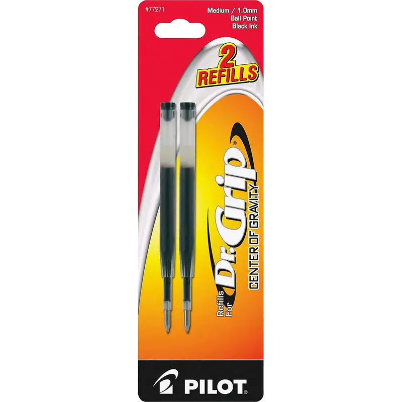 

PILOT COG Original Ballpoint Pen Replacement Black 1.0mm Refill The United States Compatible with BRFN-10M Oily Gel Pen Core
