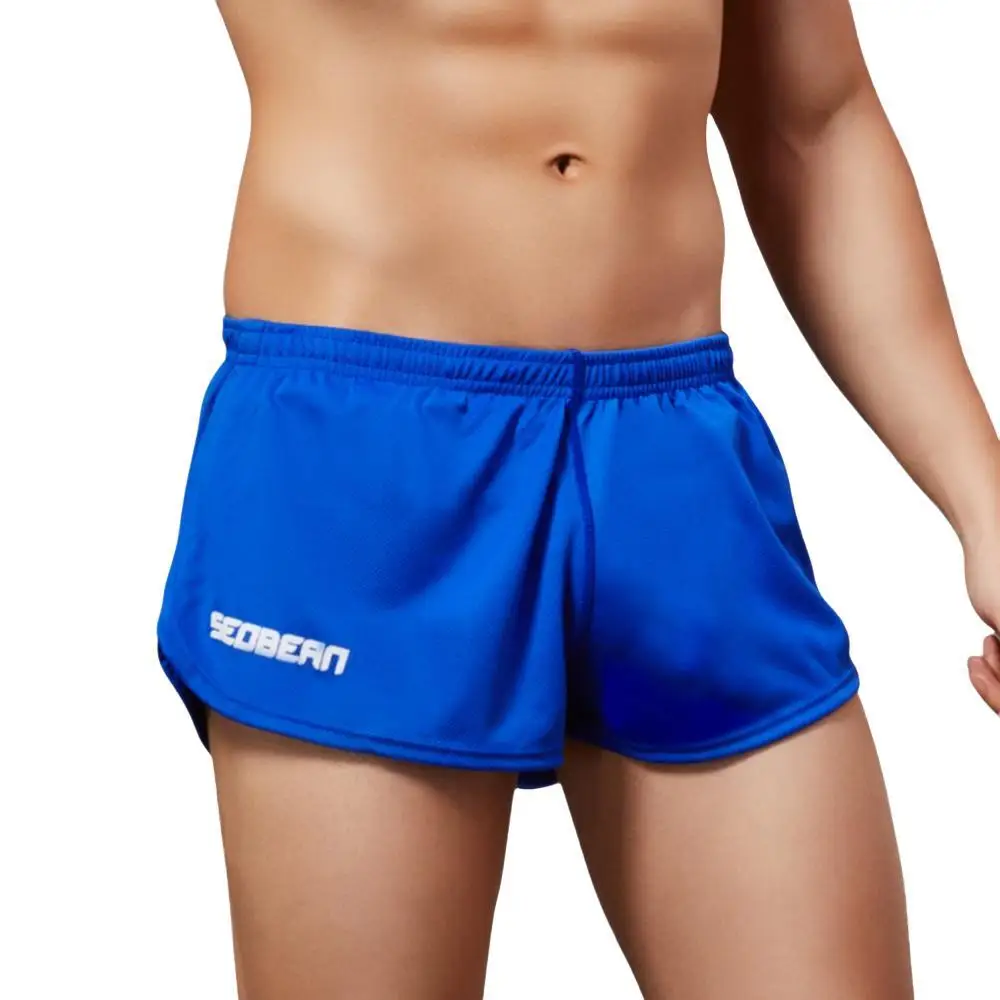 SEOBEAN – short décontracté pour homme, confortable, respirant, pour la course, le sommeil, la gymnastique, le Fitness et la maison