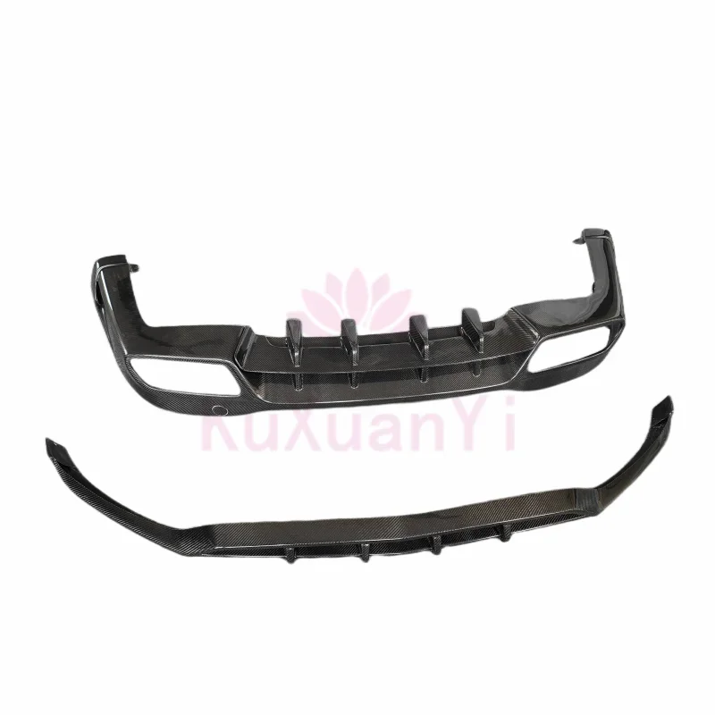 For Mercedes Benz GLC 63 AMG GLC T style front carbon bumper Front lip Rear diffuser Carbon body kit