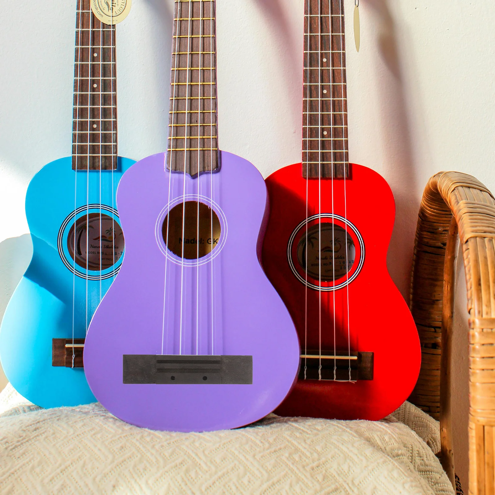 

Wooden Rosewood Ukulele Bridge Replacement Practical Durable Easy to Replace Crisp Sound Musical Instrument Part