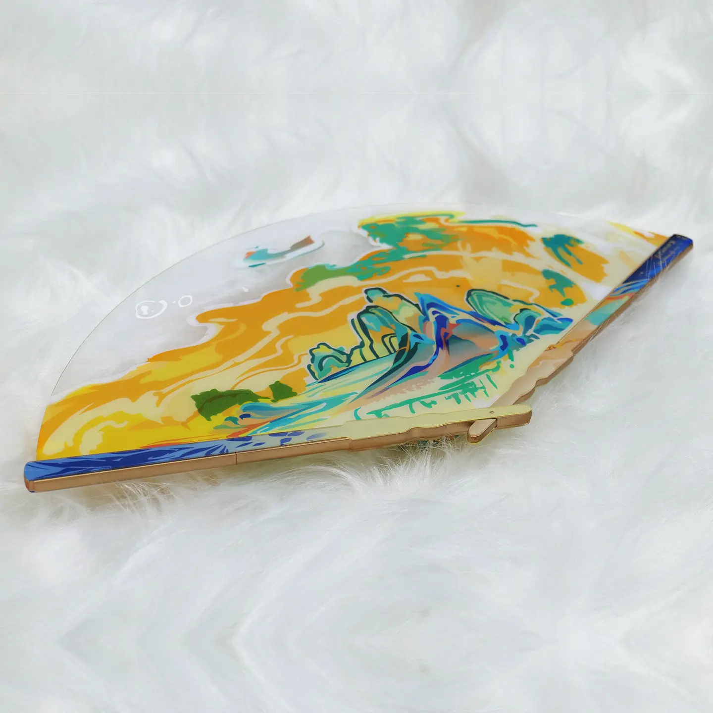 SuiSui Fan Prop Game Wuthering Waves Cosplay Character Role Play Props for Halloween Carnival Party Performance