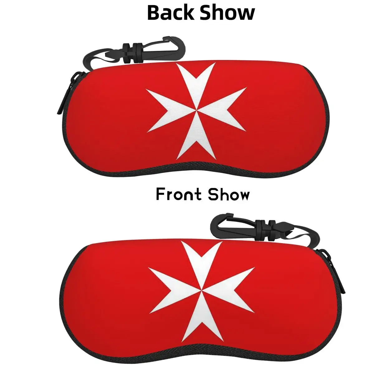 

Мальтийский крест, футляр для очков, защитная коробка для солнцезащитных очков, женская и мужская мягкая сумка для очков, сумка