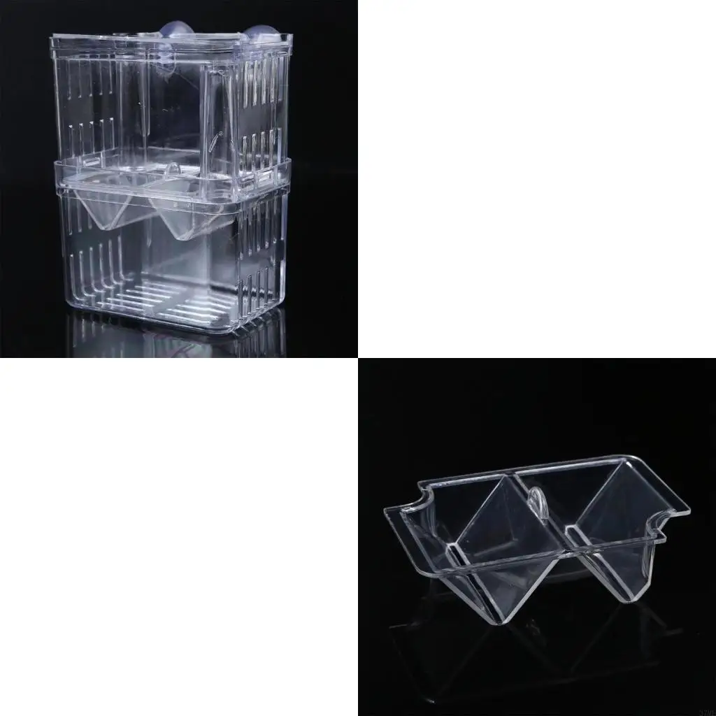 37ME Fish for Tank Separation Breeder Box Plastic Floating Breeding Isolation Boxes
