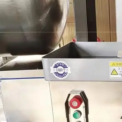 Electric Commercial Meat Slicer Fully Automatic Fresh Meat Shredder One-Time Molding for Kitchen