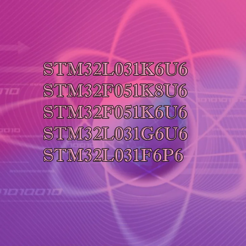 

STM32L031K6U6 STM32F051K8U6 STM32F051K6U6 STM32L031G6U6 STM32L031F6P6 Plastic Casing