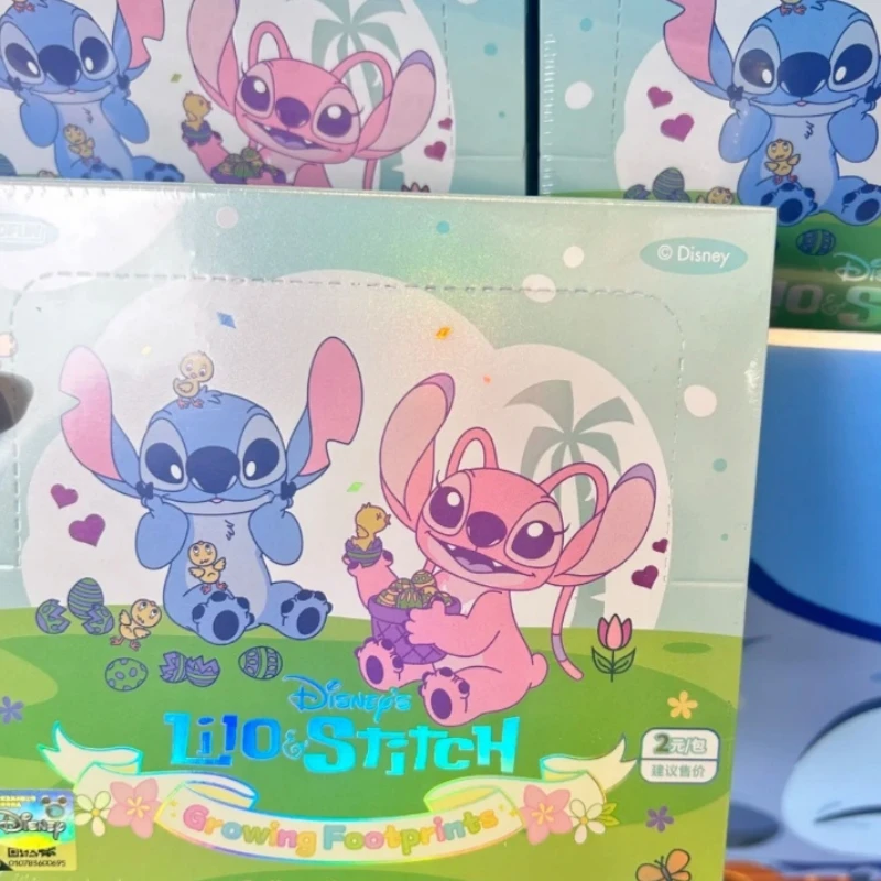 

Оригинальная карта.Fun Lilo & Stitch 2025, аниме-фигурка Disney Stitch Card Stich, коллекционные карты Jikashe, украшения, подарки на день рождения
