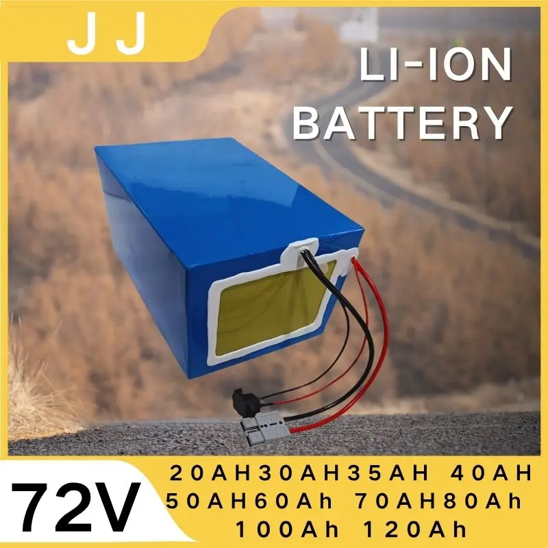 

JJ 72V 100Ah 200ah 300ah lithium ion battery pack lipo 3000W 5000W 8000W 15000W motor