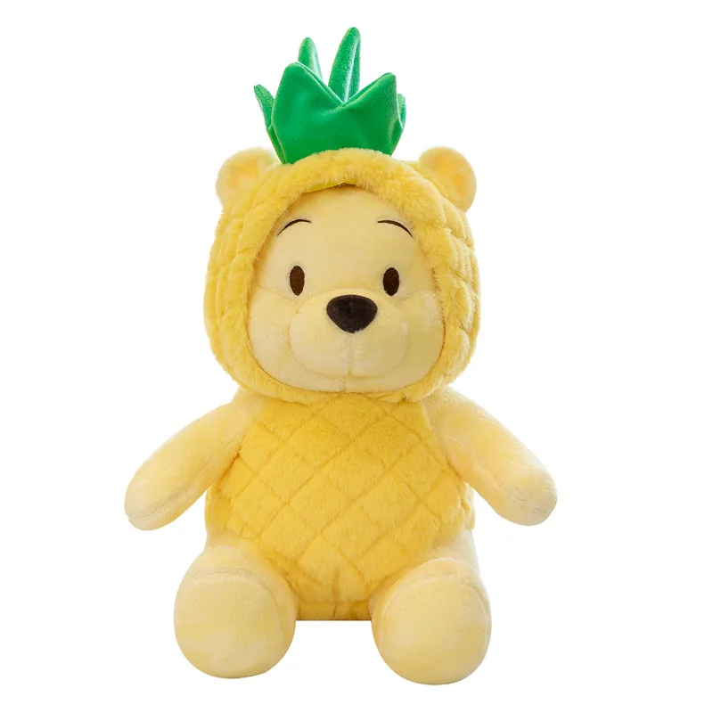 70cm Disney Pineapple Winnie The Pooh Pupu Bear Plush Toy Sleeping Pillow Cute Cartoon Soft Plushies Doll Children Birthday Gift