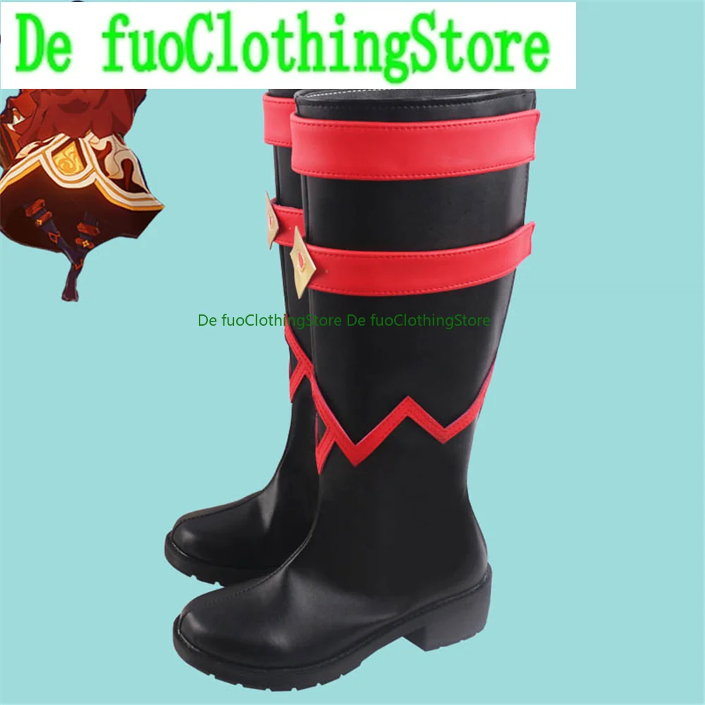 Defuo Genshin Impact Cos Pak Watersysteem Brandsysteem Ijs Systeem Halloween Kerst Spel Anime Karakter Party Props