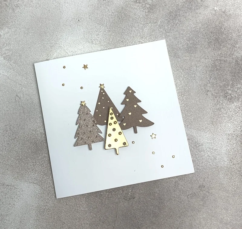 

Mmao Crafts Metal Steel Cutting Dies Various Christmas trees Scrapbooking Paper/photo Cards Embossing Dies