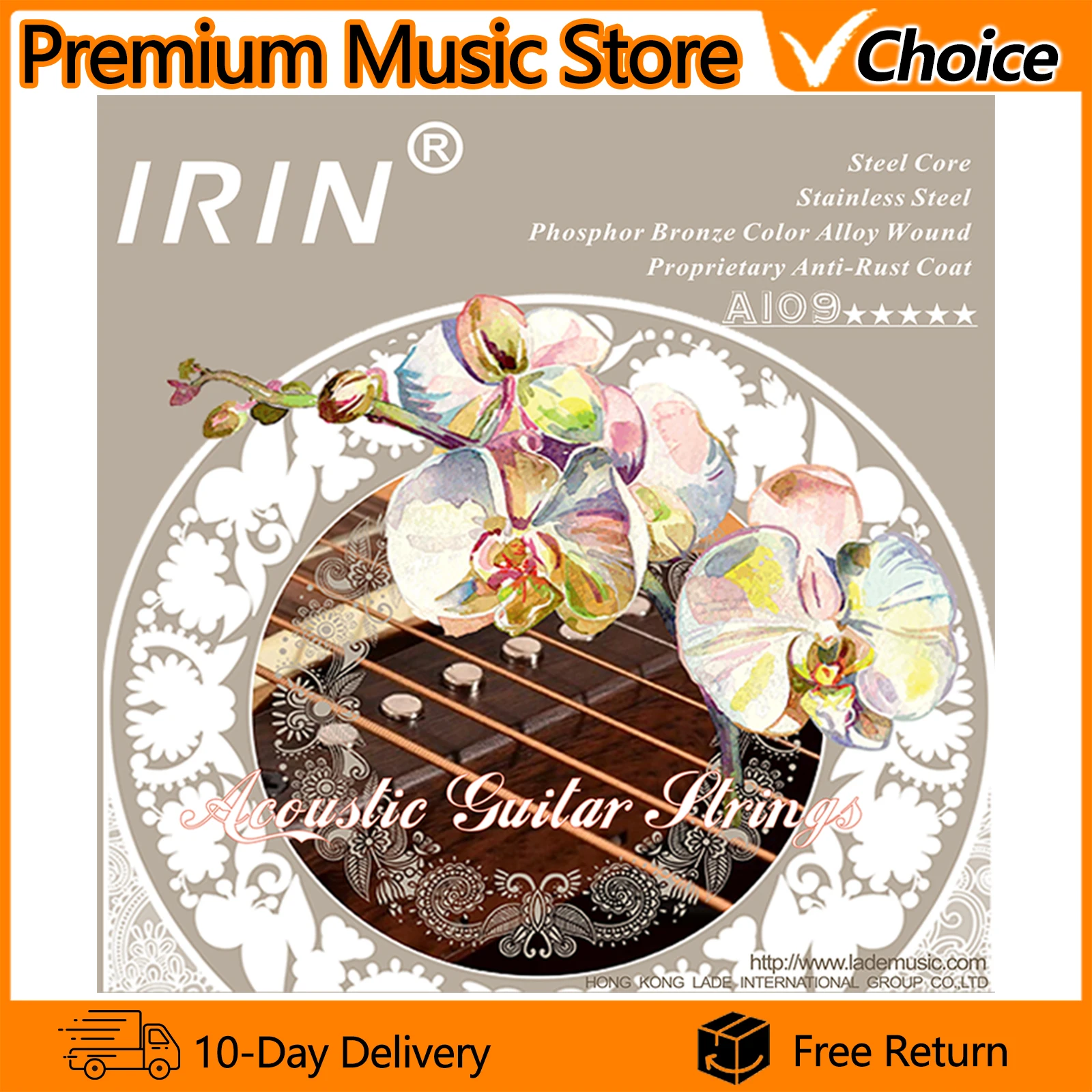IRIN A109 Akustische Gitarre Saite Universal Edelstahl Draht Folk Gitarre Saiten Musikinstrument Gitarre Zubehör & Teile