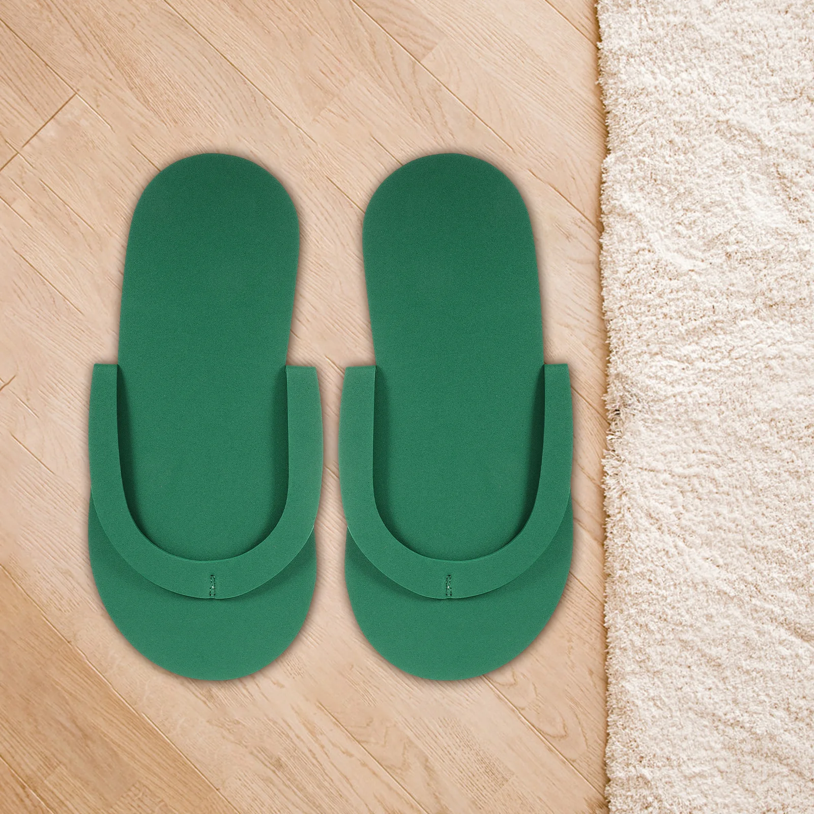 24 Pairs رغوة باديكير النعال إيفا المتاح صالون الشاطئ المنزل الفنادق سبا السفر تنفس استخدام واحد يتخبط