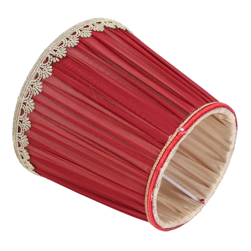 6PCS Modern Fabric Lampshade Clip On Design 5.5 inch Height Lamp Cover Chandelier Lamp Shades Wall Lamp