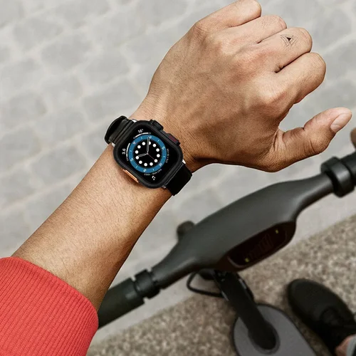 Imagen 2 del producto Caja de Metal para Apple Watch10 42 46mm 45 44mm cubierta de marco Protector de parachoques para iWatch Series 9 8 7 6 5 4 SE cambio a Ultra2 49mm