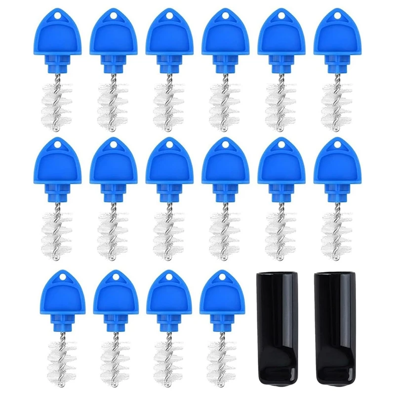 Beer Tap Plug Brush 18 Pack For Draft Beer Faucet Cap Plugs Cleaning Tap Rubber Stopper Plug Cover Beer Tap Plugs