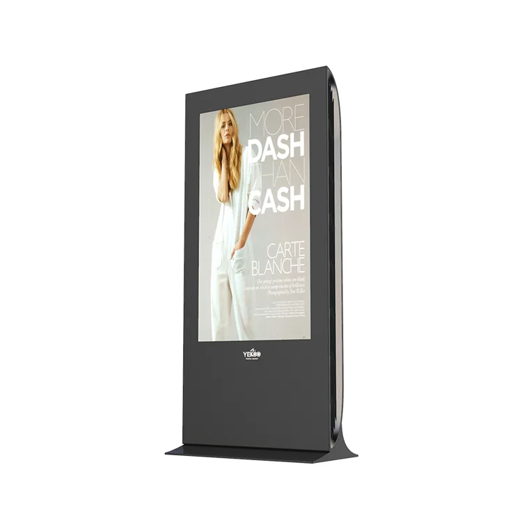 شاشة LCD عمودية مقاس 75 بوصة، مشغل إعلانات، شاشة LCD، لافتات رقمية