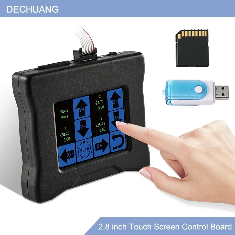 CNC Touchscreen Offline Controller 2.8inch TFT Screen GRBL Offline Control for 3018 3018 Pro 3020 4550 Milling Machine