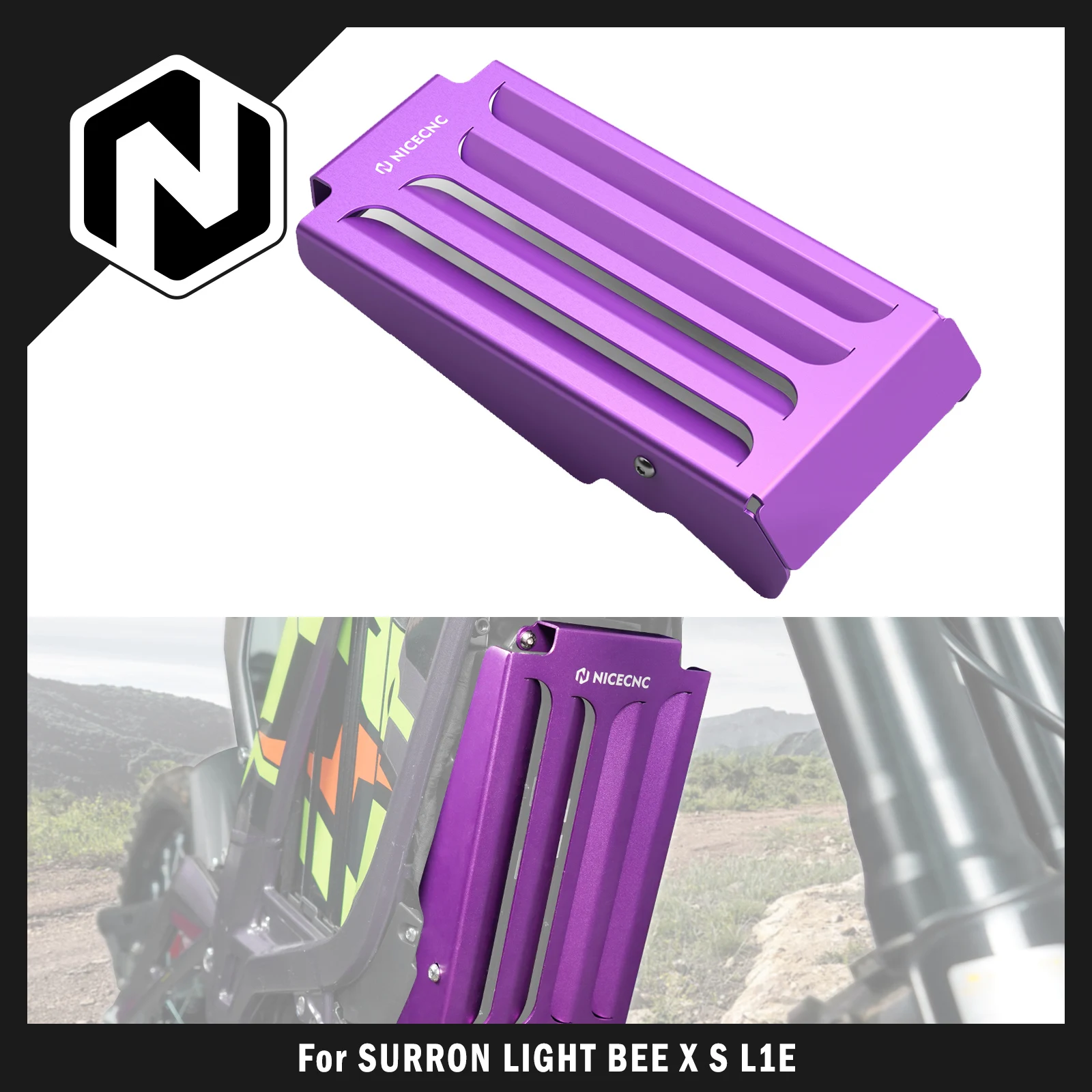 

NICECNC для Surron Light Bee X S L1E для Segway X160 X260 Защитная крышка контроллера Электрический велосипед для грязи для Sur-Ron Light Bee X