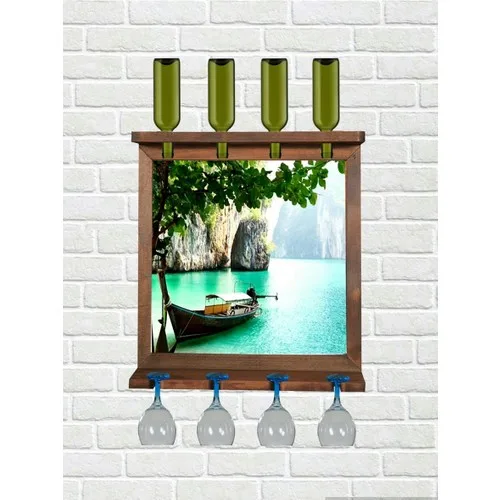 Bahat Wood Beech Tree Tablolu Wine Whisky Beer Hall Bar Kitchen Wall Decor