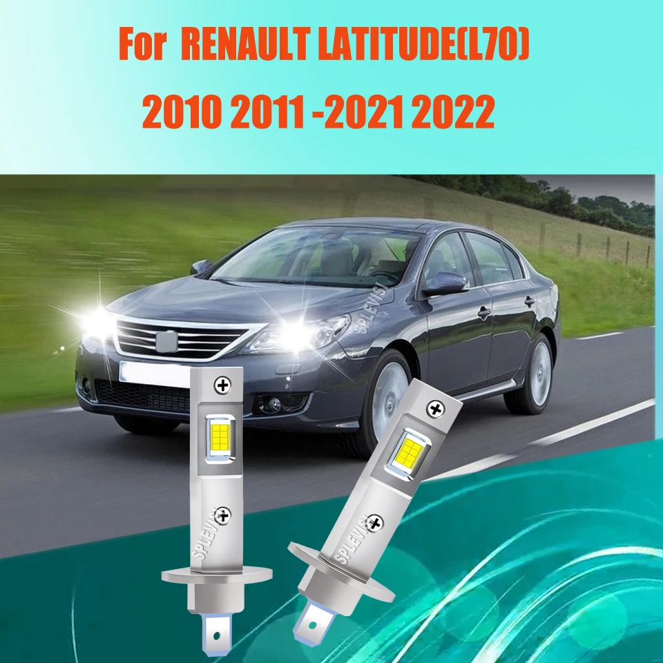 

H1 LED Headlight High Beam compact design directly fit into car housing For RENAULT LATITUDE(L70) 2010 2011 2012 2013 2014-2022