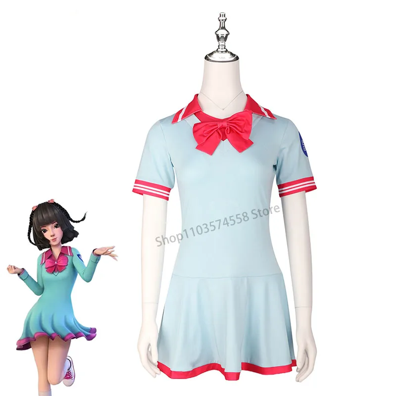 

Elf Dream Ye Luoli Cos Dress School Uniform Wang Mo Chen Sisi Mo Sha Cosplay Anime Clothing Female