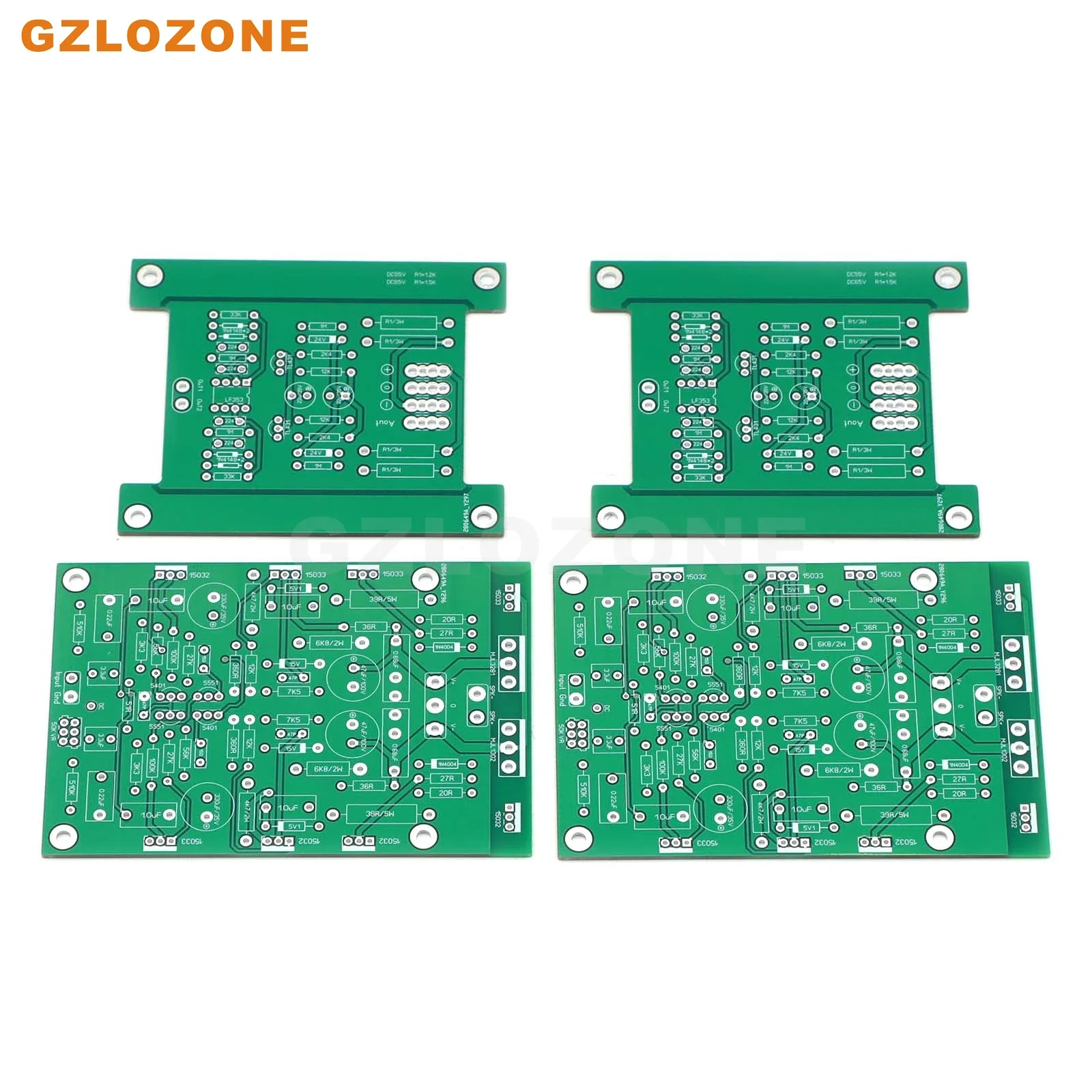2CH HI-END Dartzeel NHB-108 reiner Leistungsverstärker mit Mittelpunkt-Spannungs-Upgrade-Modul, blanke Leiterplatte, 100 W