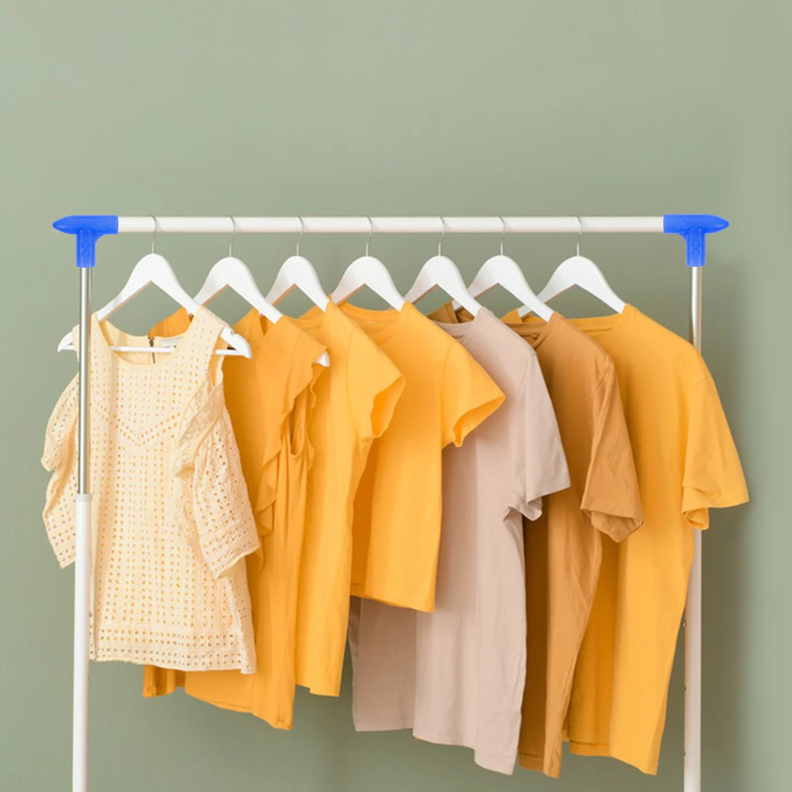 

8Pcs Plastic Clothes Drying Rack Parts Reliable Wing Joints Repair Replacement Kit Easy Assembly Clothes Rack Accessories