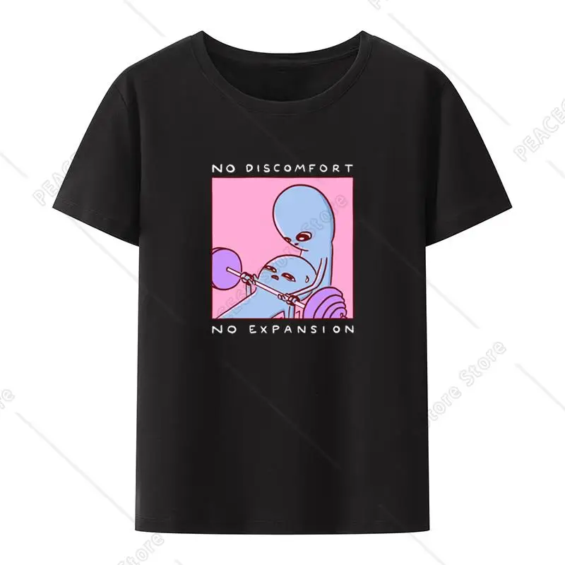 Strange Planet Special Product No Discomfort No Expansion Graphic T-shirts Funny Print Tee Creative Novelty Y2k Streetwear Humor