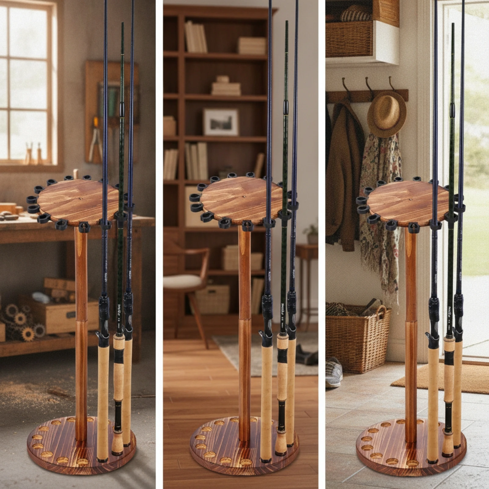 Balıkçı Kamışı Teşhir Rafı Dik - Fishing Rod Rack incelemesi ve fiyatı
