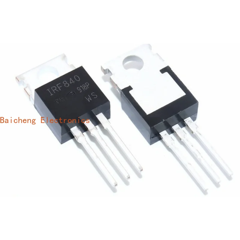 

10PCS New IRF840PBF IRF840 Direct Insertion TO-220 N-channel Field Effect Transistor