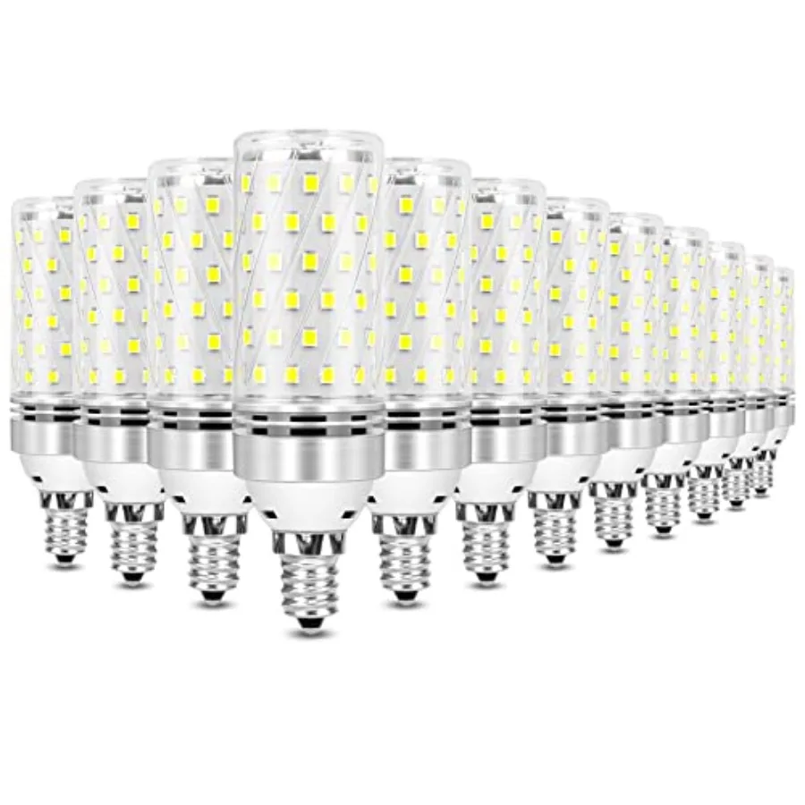 

Светодиодные лампы E-типа - Дневной свет 000K 16W, аналог 120W, CRI80+, 1500LM, цоколь E12, нерегулируемые, для люстр
