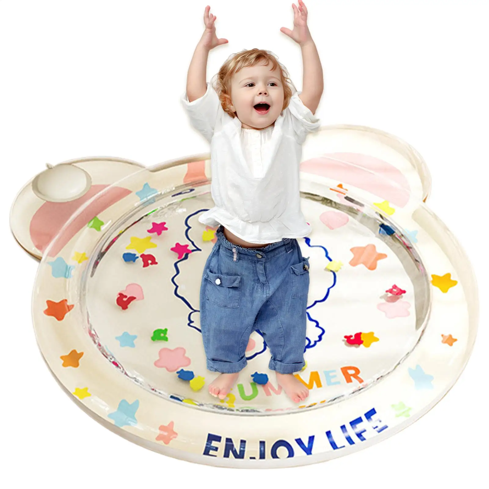 

Детский водный игровой коврик, надувной сенсорный игровой коврик для малышей, складной сенсорный коврик, центр развития активности для малышей