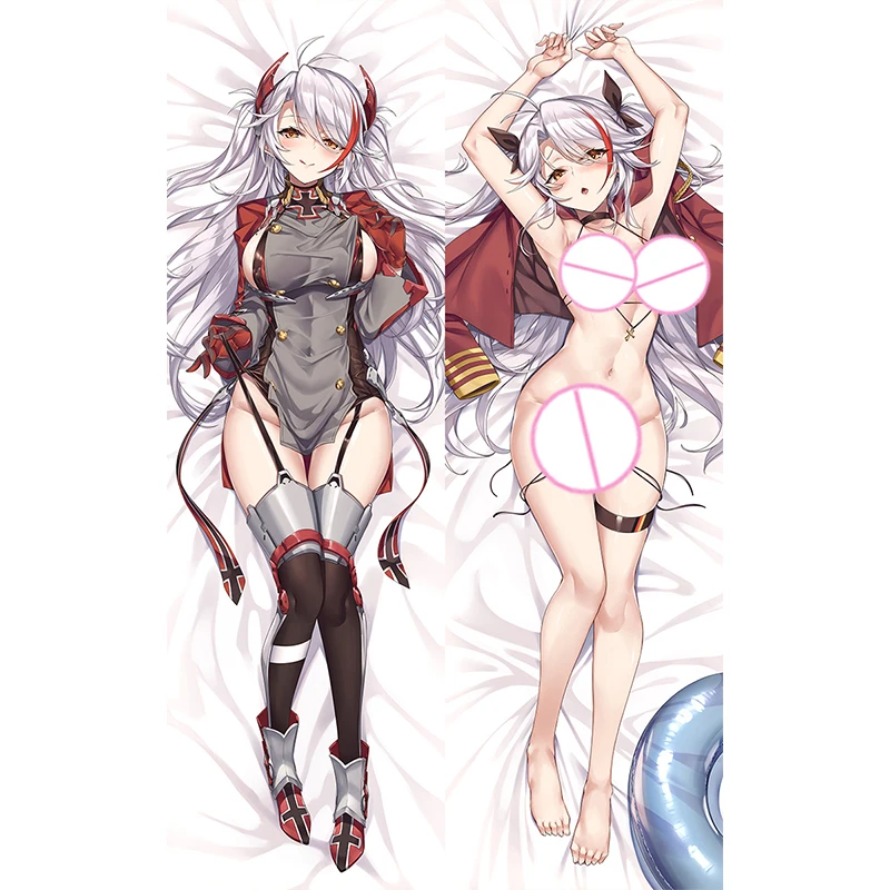 

Anime Pillow Cover Dakimakura Prinz Eugen 2 Side Printed Hugging Body Pillowcase Cushion Cover Bedding Decor