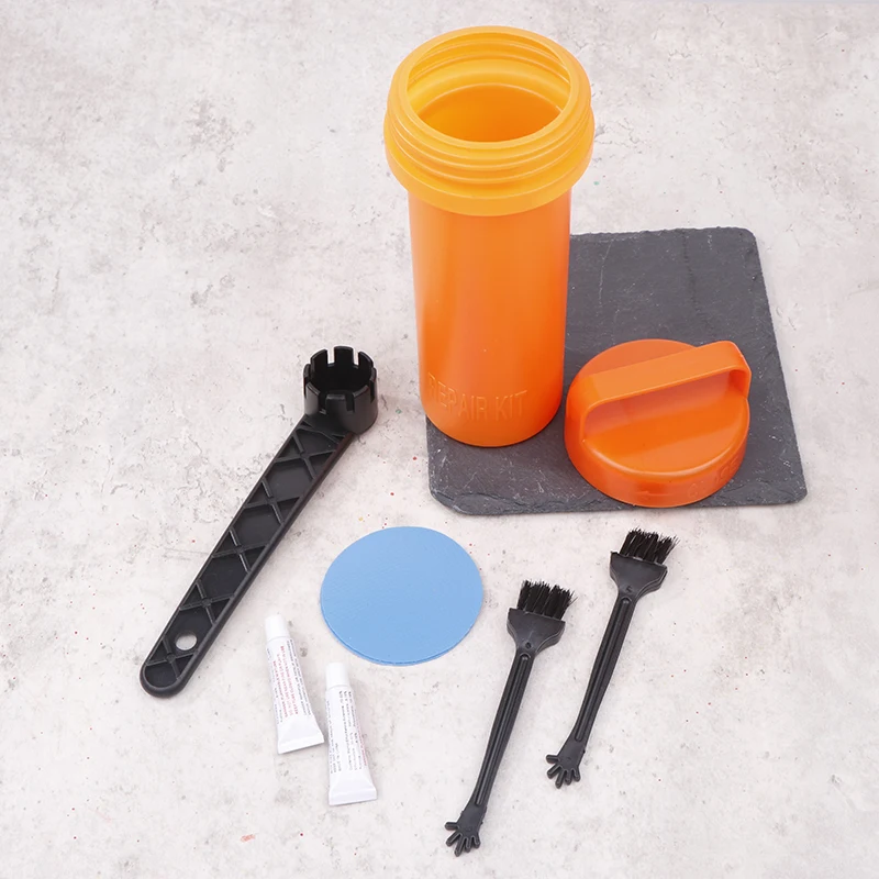 Caiaque Paddle Board Sup Repair Kit, ferramenta de reparação prancha cola, válvula de ar, acessórios, 1 Set