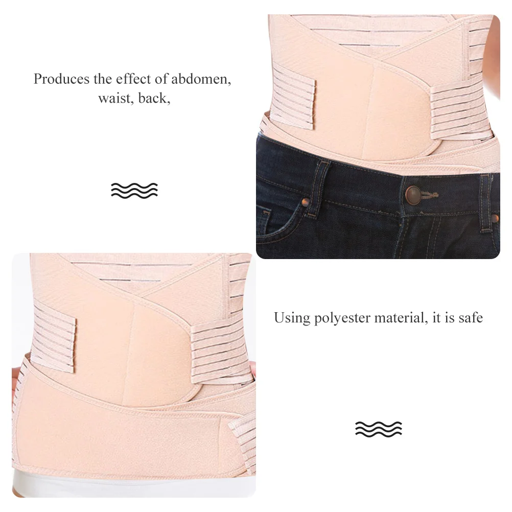 3 قطعة حزام البطن بعد الولادة البطن الموثق مقاومة للاهتراء المهنية النساء تشكيل الجسم التخسيس اليوغا الرياضة آمنة مرنة