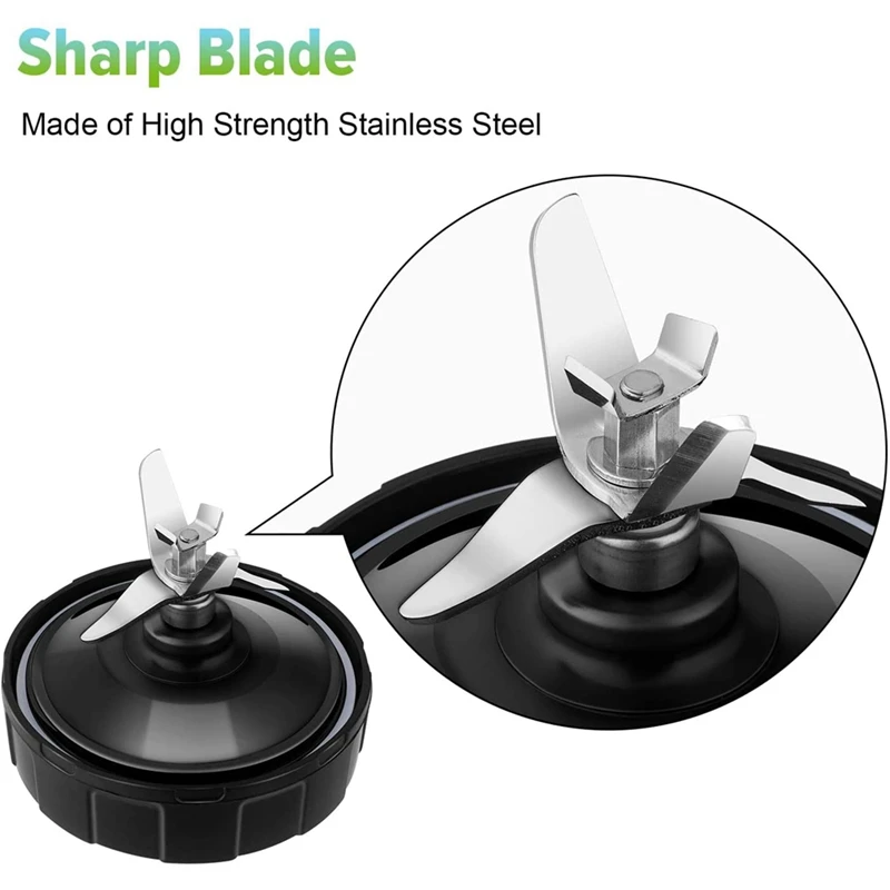 6 زعانف شفرة خلاط استبدال أجزاء ل نوتري النينجا 1000W السيارات-الذكاء BL480D BL480 BL480-70 BL480W-70 BL481-70 BL482-70