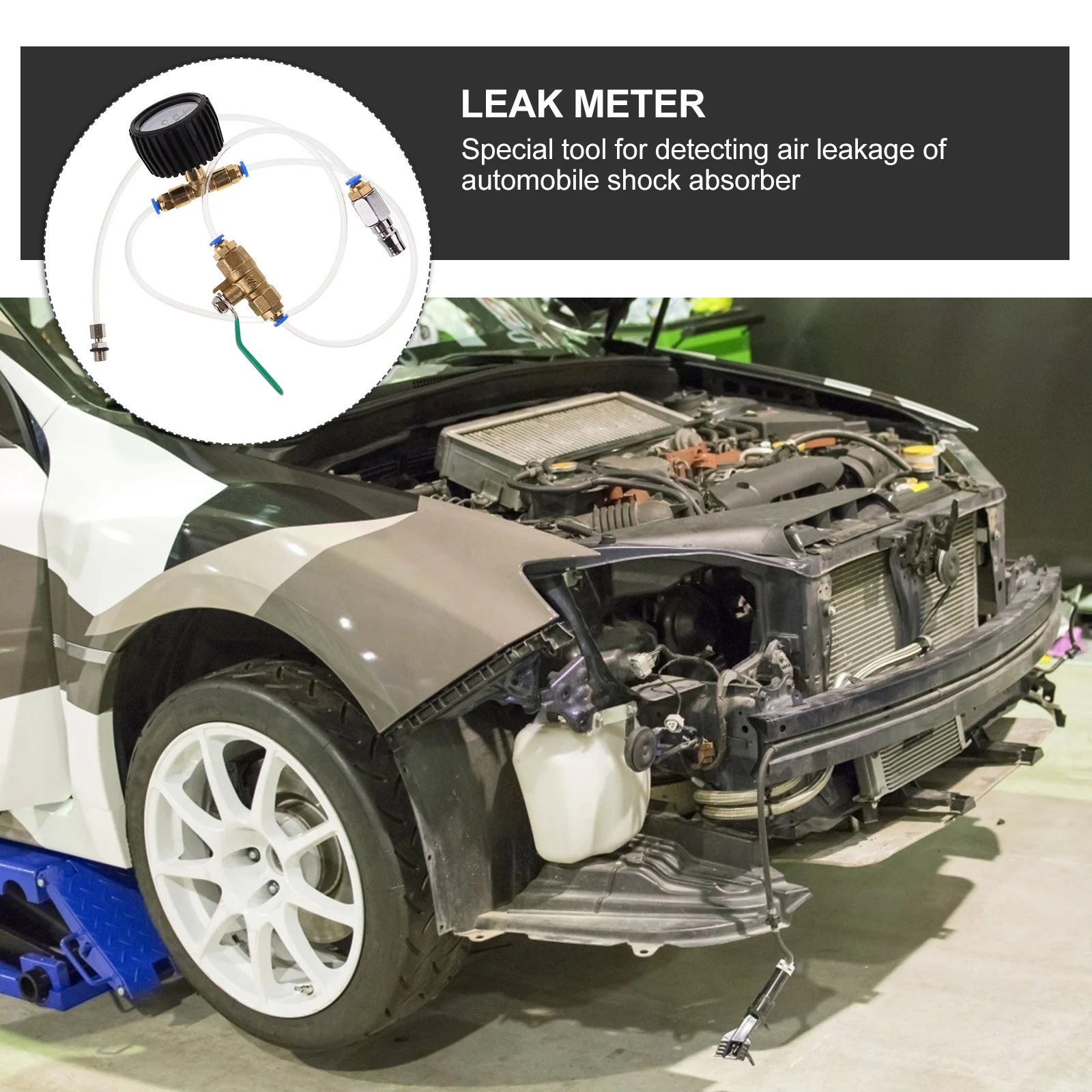 

Car Leak Detection Tool Vibration Absorber Tester Air Suspension Shock Repair Accessories Automotive Leak Tester Tools