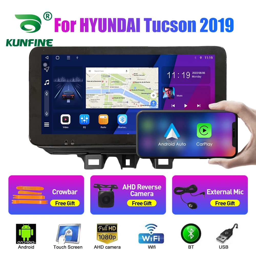 10.33'' Car Radio For HYUNDAI Tucson 2018 2019 2Din Android Stereo DVD GPS Navigation Video Player Multimedia Carplay Android Au