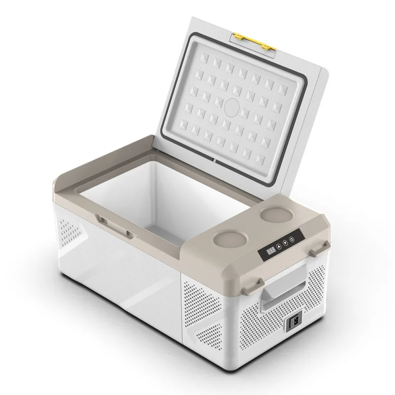 KM15 High Quality Car Cooler App-Controlled Compressor Refrigerator Freezer 12V/24V Plastic Cool Box Ne Hot Selling