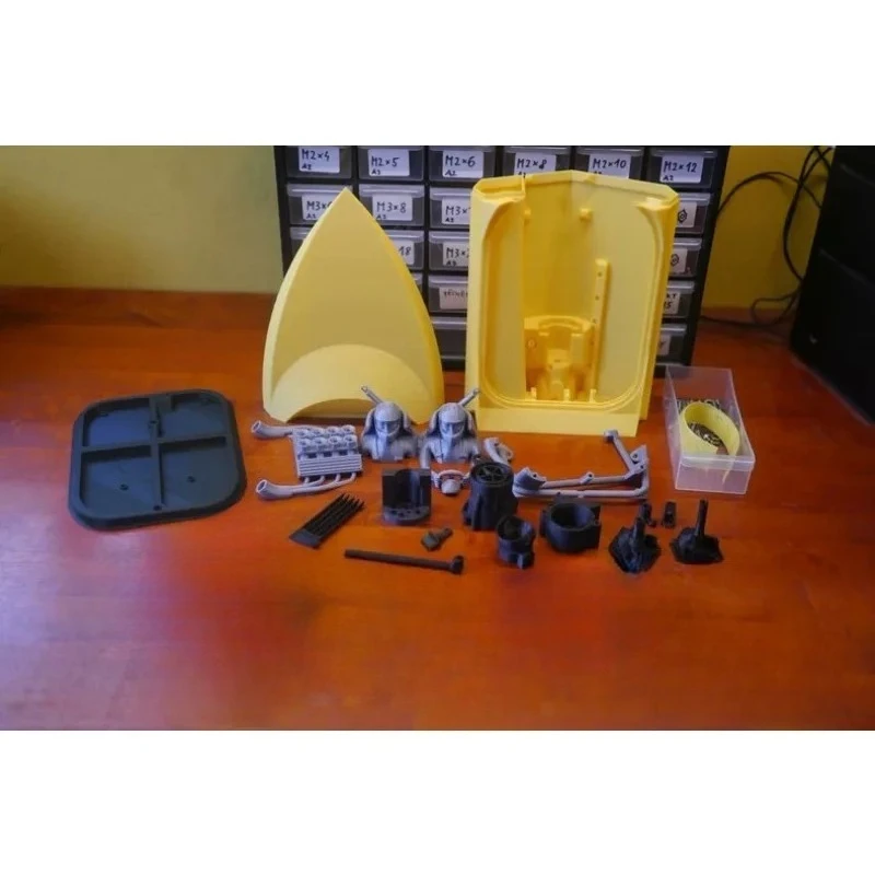 DIY Upgrade Modification 3D Printed Twin Impeller Jet Boat Hull Kit  Hardware Not Included Self-Righting Unassembled Parts