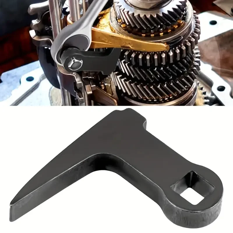 1/2 Inch Drive 90° Bent Pry Bar Adapter Head - Heavy-Duty Steel Construction Mechanic's Tool, Automotive Repair