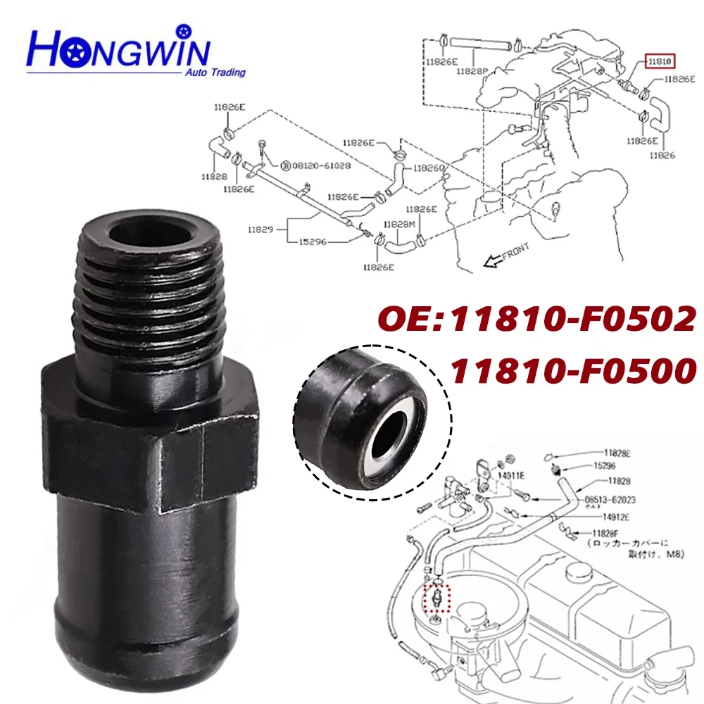 PCV Valve 11810-F0502 11810-F0500 11810 Fits Nissan 200SX 300ZX Frontier Maxima Pathfinder Bluebird Caravan Cefiro 11810F0500